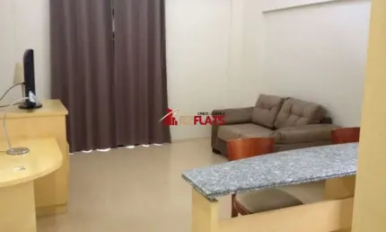 Flat com 1 quarto para alugar na Alameda dos Arapanés, 1142, Moema, São Paulo