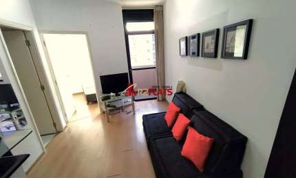 Flat com 1 quarto para alugar na Avenida Miruna, 399, Moema, São Paulo
