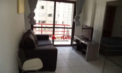 Flat com 1 quarto para alugar na Alameda Jauaperi, 1083, Moema, São Paulo