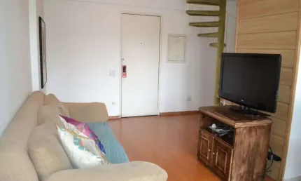 Flat com 1 quarto para alugar na Avenida Moema, 177, Moema, São Paulo