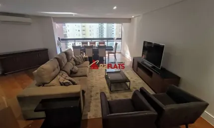 Flat com 3 quartos para alugar na Avenida Jandira, 185, Moema, São Paulo