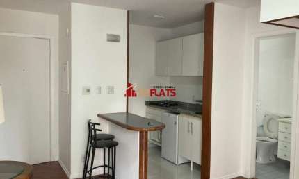 Flat com 1 quarto para alugar na Alameda Jauaperi, 1083, Moema, São Paulo