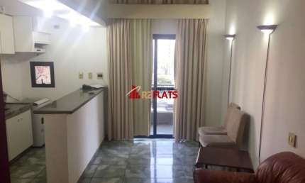 Flat com 1 quarto para alugar na Avenida Moema, 177, Moema, São Paulo