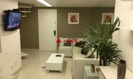 Flat com 1 quarto para alugar na Avenida Moema, 177, Moema, São Paulo
