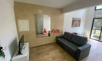 Flat com 1 quarto para alugar na Avenida Moema, 177, Moema, São Paulo
