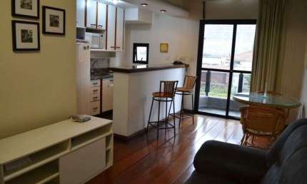 Flat com 1 quarto para alugar na Avenida Moema, 177, Moema, São Paulo