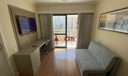 Flat com 1 quarto para alugar na Alameda dos Anapurus, 1661, Moema, São Paulo