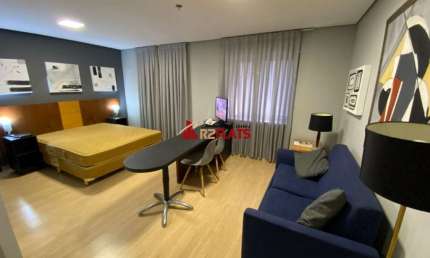 Flat com 1 quarto à venda na Avenida Jamaris, 101, Moema, São Paulo