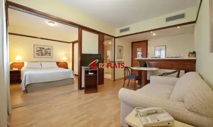 Flat com 1 quarto para alugar na Alameda Lorena, 521, Jardins, São Paulo