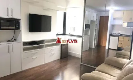 Flat com 1 quarto para alugar na Alameda Lorena, 473, Jardins, São Paulo