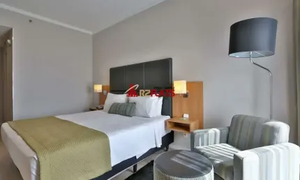 Flat com 1 quarto à venda na Avenida Sabiá, 825, Moema, São Paulo