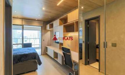 Flat com 1 quarto para alugar na Rua Álvaro Rodrigues, 295, Brooklin, São Paulo
