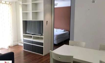 Flat com 1 quarto para alugar na Rua Sansão Alves dos Santos, 343, Brooklin, São Paulo