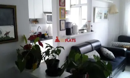 Flat com 2 quartos para alugar na Alameda dos Jurupis, 1173, Moema, São Paulo