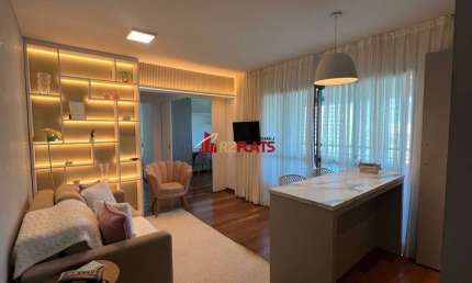 Flat com 2 quartos para alugar na Rua Ribeiro do Vale, 152, Brooklin, São Paulo