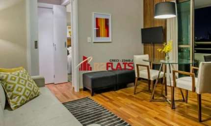 Flat com 2 quartos para alugar na Rua Ribeiro do Vale, 152, Brooklin, São Paulo