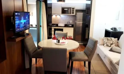 Flat com 2 quartos para alugar na Rua Ribeiro do Vale, 152, Brooklin, São Paulo