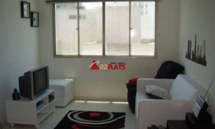 Flat com 1 quarto para alugar na Avenida Rouxinol, 763, Moema, São Paulo