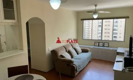 Flat com 1 quarto para alugar na Avenida Rouxinol, 763, Moema, São Paulo