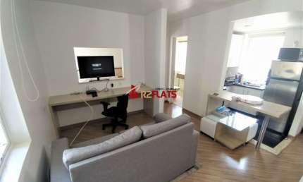 Flat com 1 quarto à venda na Rua Haddock Lobo, 807, Jardins, São Paulo