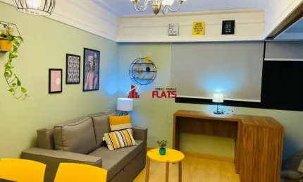 Flat com 1 quarto para alugar na Rua Guarará, 511, Jardins, São Paulo