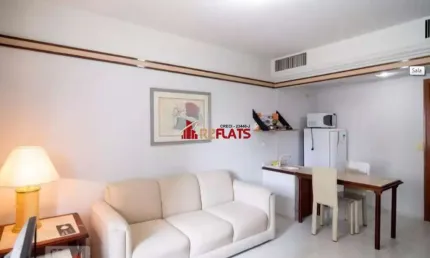 Flat com 1 quarto para alugar na Rua Hans Oersted, 119, Brooklin, São Paulo