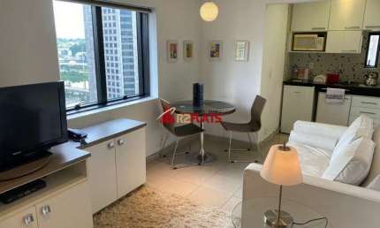 Flat com 1 quarto para alugar na Rua Hans Oersted, 119, Brooklin, São Paulo