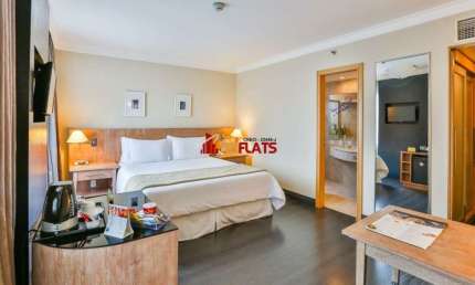 Flat com 1 quarto à venda na Rua Quintana, 934, Brooklin, São Paulo