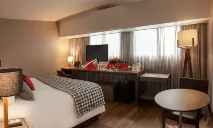 Flat com 1 quarto para alugar na Rua Heinrich Hertz, 14, Brooklin, São Paulo