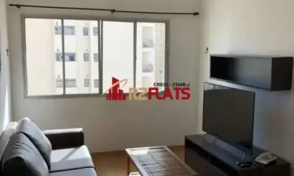 Flat com 1 quarto para alugar na Avenida Rouxinol, 763, Moema, São Paulo