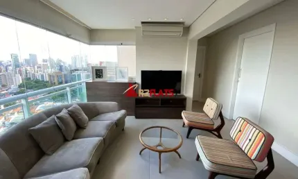 Flat com 2 quartos para alugar na Rua Kansas, 1700, Brooklin, São Paulo