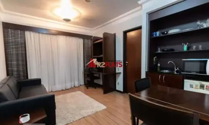Flat com 1 quarto para alugar na Alameda dos Anapurus, 1661, Moema, São Paulo