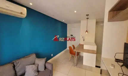 Flat com 1 quarto para alugar na Alameda Jauaperi, 1083, Moema, São Paulo