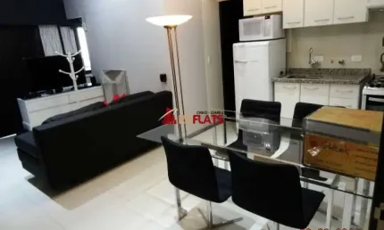 Flat com 1 quarto para alugar na Alameda Ministro Rocha Azevedo, 482, Jardins, São Paulo