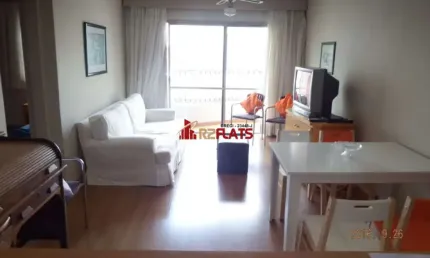 Flat com 2 quartos para alugar na Alameda Joaquim Eugênio de Lima, 1360, Jardins, São Paulo