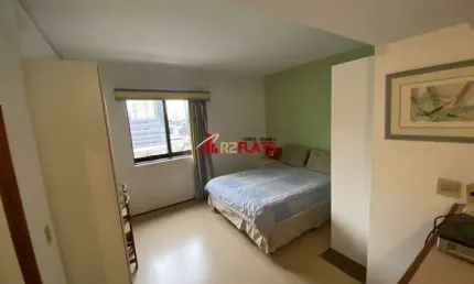 Flat com 1 quarto para alugar na Avenida Ibijaú, 364, Moema, São Paulo