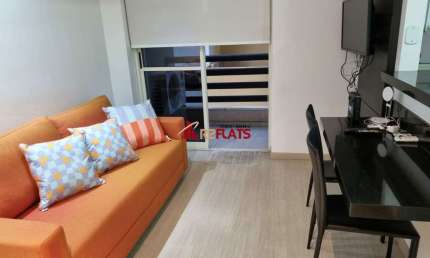 Flat com 2 quartos para alugar na Rua Tuim, 50, Moema, São Paulo