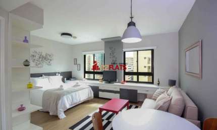 Flat com 1 quarto à venda na Rua Capote Valente, 500, Pinheiros, São Paulo