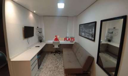 Flat com 1 quarto à venda na Avenida Jamaris, 101, Moema, São Paulo