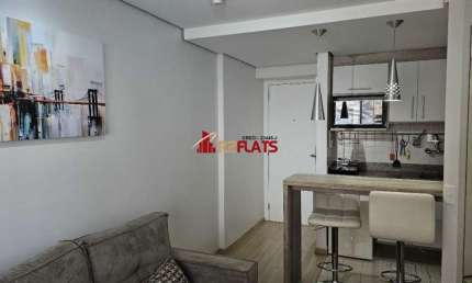 Flat com 1 quarto à venda na Avenida Jamaris, 101, Moema, São Paulo