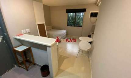 Flat com 1 quarto para alugar na Avenida Ibijaú, 364, Moema, São Paulo