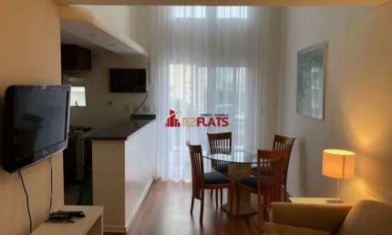 Flat com 1 quarto para alugar na Avenida Moema, 177, Moema, São Paulo