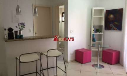 Flat com 1 quarto para alugar na Avenida Rouxinol, 174, Moema, São Paulo