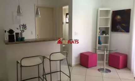 Flat com 1 quarto para alugar na Avenida Rouxinol, 174, Moema, São Paulo
