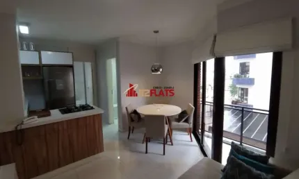 Flat com 1 quarto para alugar na Avenida Rouxinol, 174, Moema, São Paulo