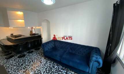 Flat com 1 quarto para alugar na Avenida Rouxinol, 763, Moema, São Paulo