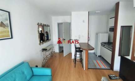 Flat com 1 quarto para alugar na Alameda Jauaperi, 1083, Moema, São Paulo