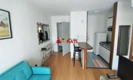 Flat com 1 quarto para alugar na Alameda Jauaperi, 1083, Moema, São Paulo