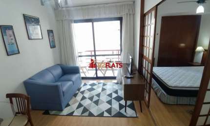 Flat com 1 quarto para alugar na Alameda Jauaperi, 1083, Moema, São Paulo