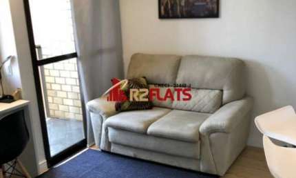 Flat com 1 quarto para alugar na Avenida Ibijaú, 364, Moema, São Paulo